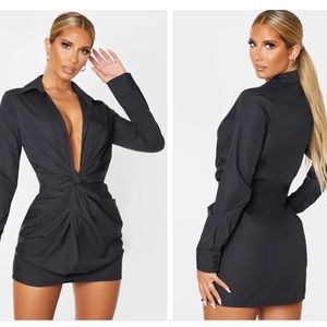 Brand new Pretty little thing plunge dress size 0